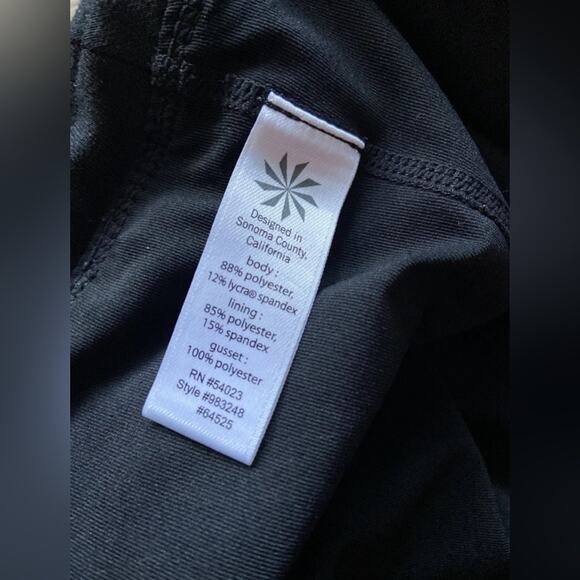 ATHLETA Black Stretch Knit Skort sz Small - Picture 11 of 11